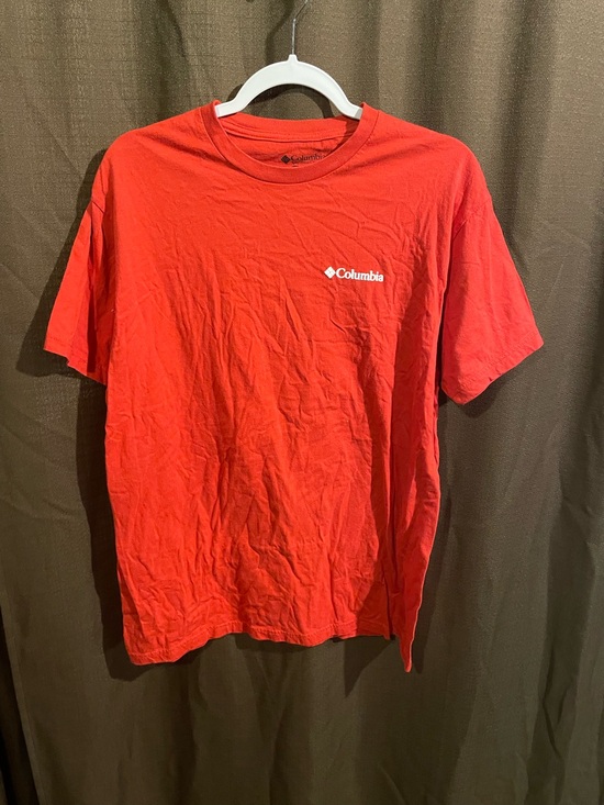 Columbia Other - Columbia Red Short Sleeve Logo Tee